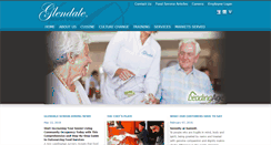 Desktop Screenshot of glendaleseniordining.com