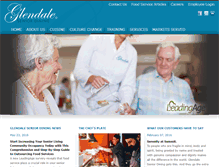 Tablet Screenshot of glendaleseniordining.com